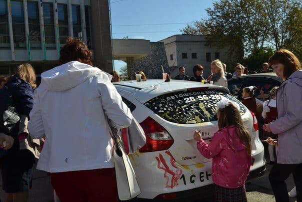 Автошкола «Вираж» на фестивале «Автограффити»
