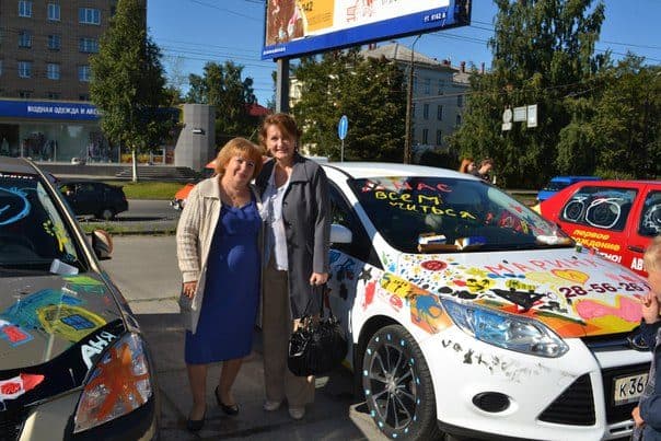 Автошкола «Вираж» на фестивале «Автограффити»