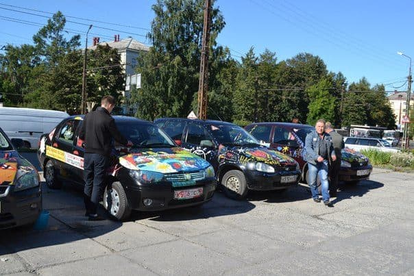 Автошкола «Вираж» на фестивале «Автограффити»