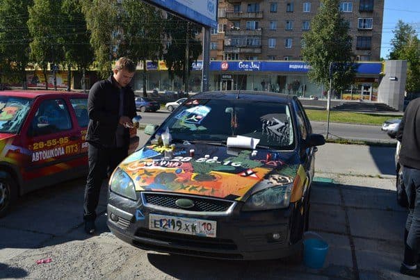 Автошкола «Вираж» на фестивале «Автограффити»