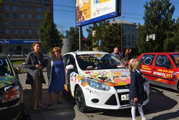 Автошкола «Вираж» на фестивале «Автограффити»
