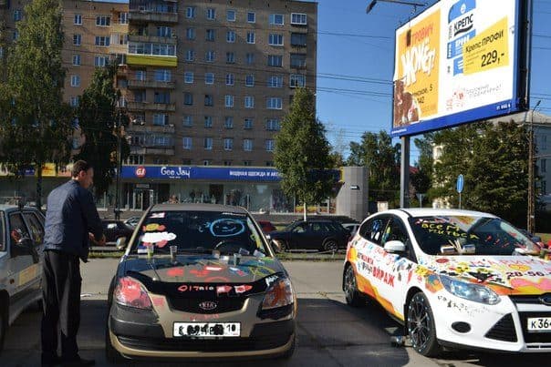 Автошкола «Вираж» на фестивале «Автограффити»