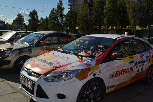 Автошкола «Вираж» на фестивале «Автограффити»