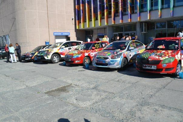 Автошкола «Вираж» на фестивале «Автограффити»