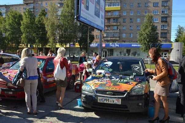 Автошкола «Вираж» на фестивале «Автограффити»